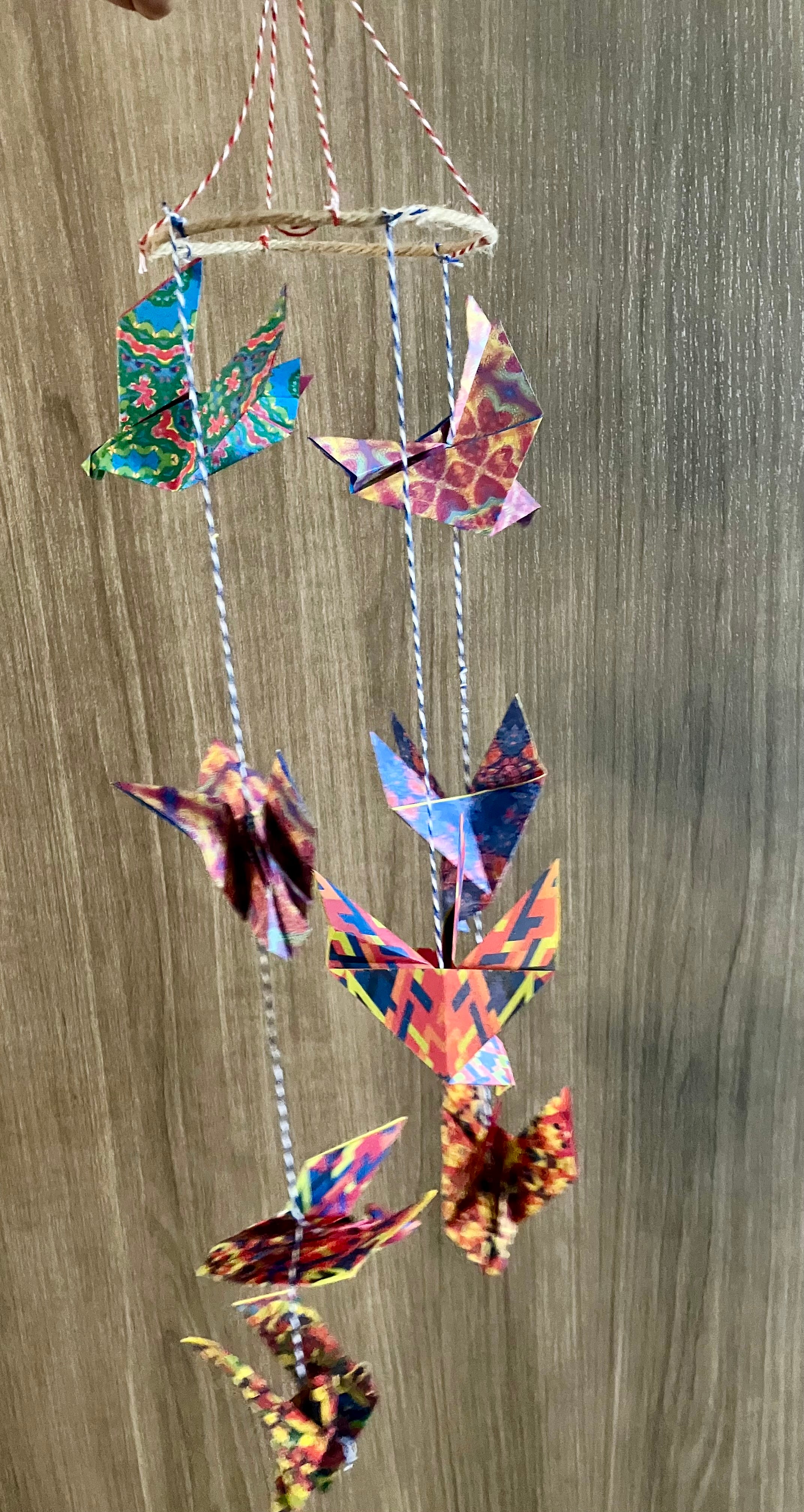 small origami chandelier